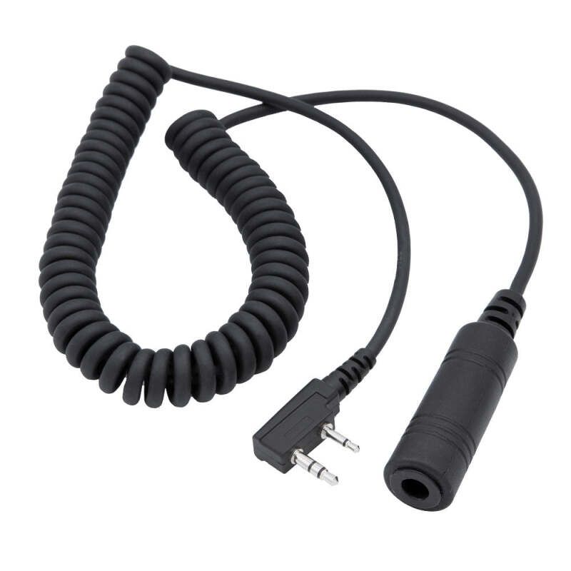 Rugged Radios OFFROAD Headset / Helmet Coil Cord Cable for Rugged Radios and Kenwood Radios