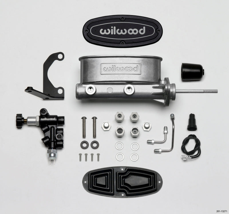 Alum Tandem M/C Kit w/ Brkt & Prop Valve 7/8in