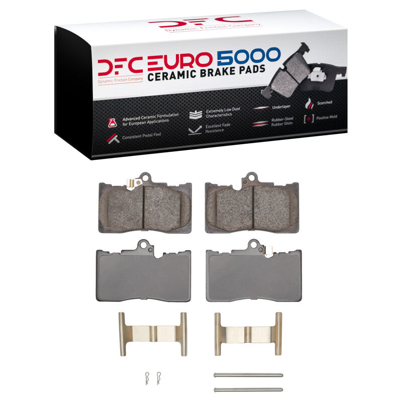 DFC 06-25 Lexus IS200T Front Euro 5000 Ceramic Brake Pads and Hardware Kit