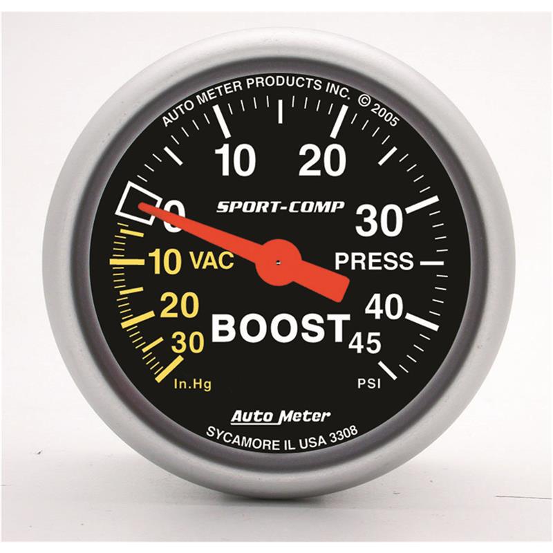 2-1/16in S/C Boost/Vac Gauge