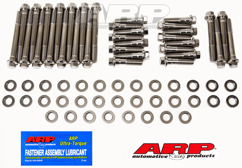 SBC S/S Head Bolt Kit 6pt.