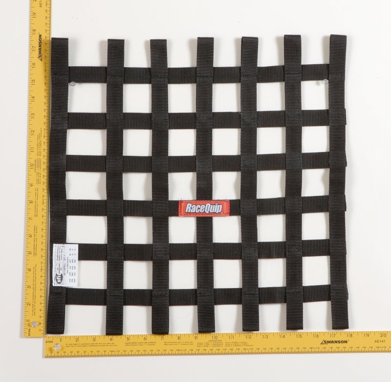 Ribbon Net 18x18 SFI Black