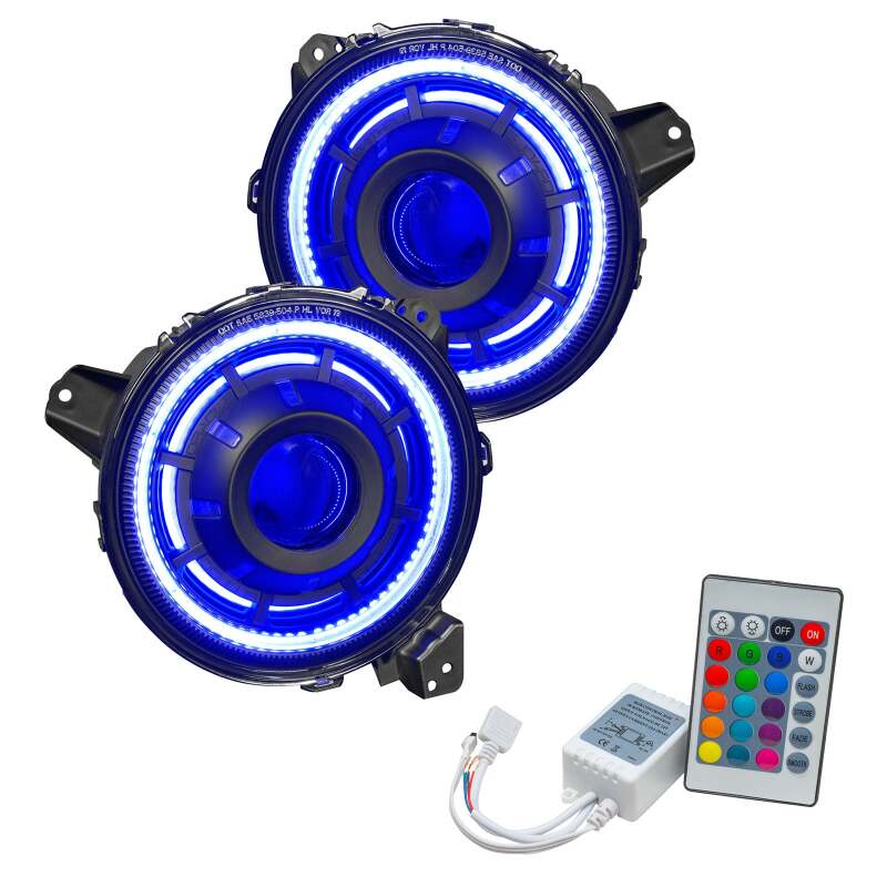 Oracle Oculus Bi-LED Projector Headlights for Jeep JL/Gladiator JT - w/ Simple Controller