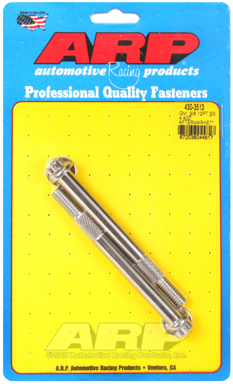 S/S Starter 12pt Bolt Kit 3/8-16 x 4.400 UHL