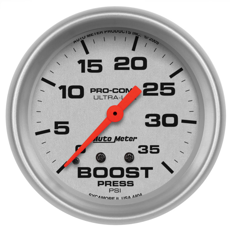 2-5/8in Ultra-Lite 0-35 Boost Gauge