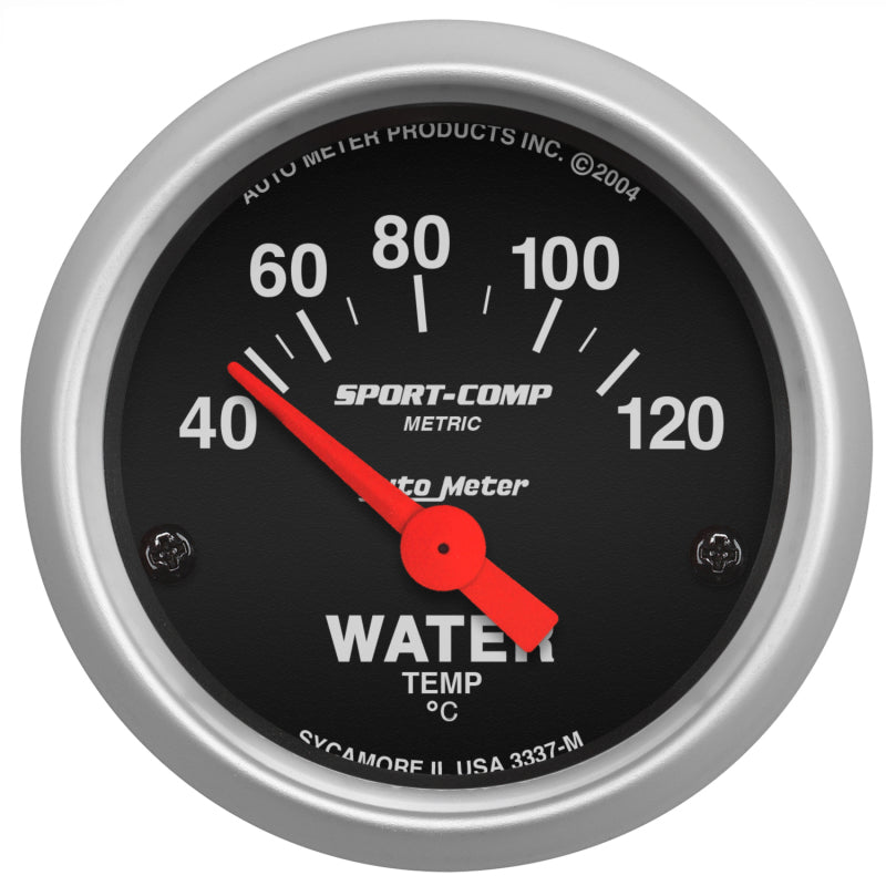 2-1/16 Mini Sport Comp Water Temp Gauge -Metric