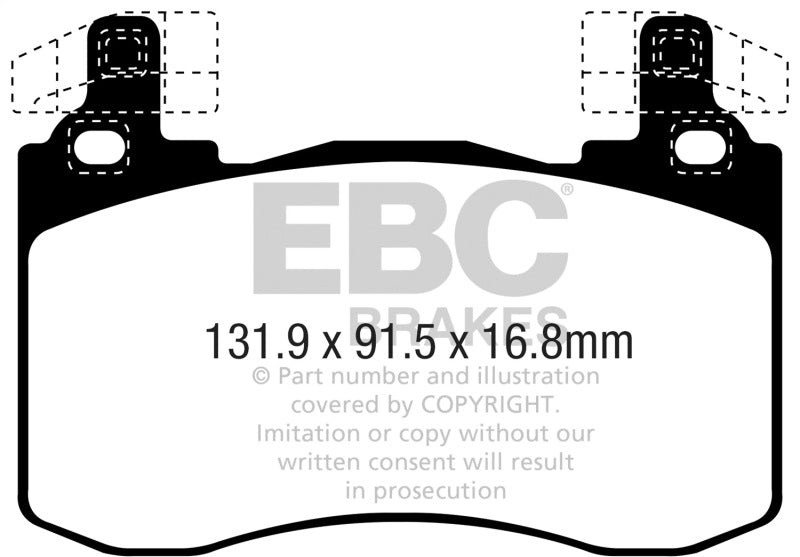 Brake Pads Redstuff Front Kia Stinger