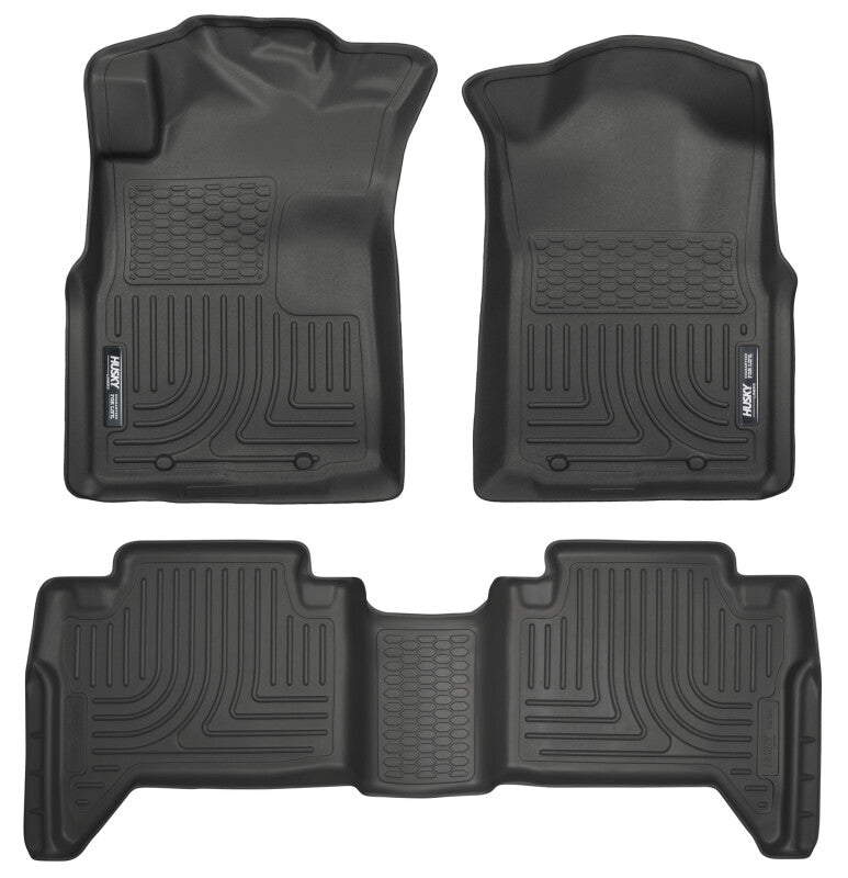 05-15 Tacoma Front/2nd Floor Liners black