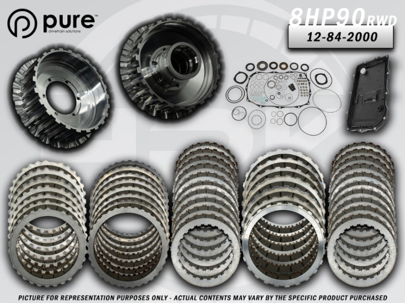 Pure Drivetrain 8HP90 High Performance Transmission Hard Parts Kit - RWD - Stage 2