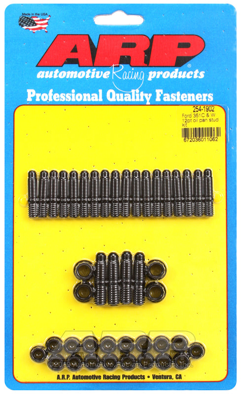 SBF Oil Pan Stud Kit 12pt 302/351W Late Model