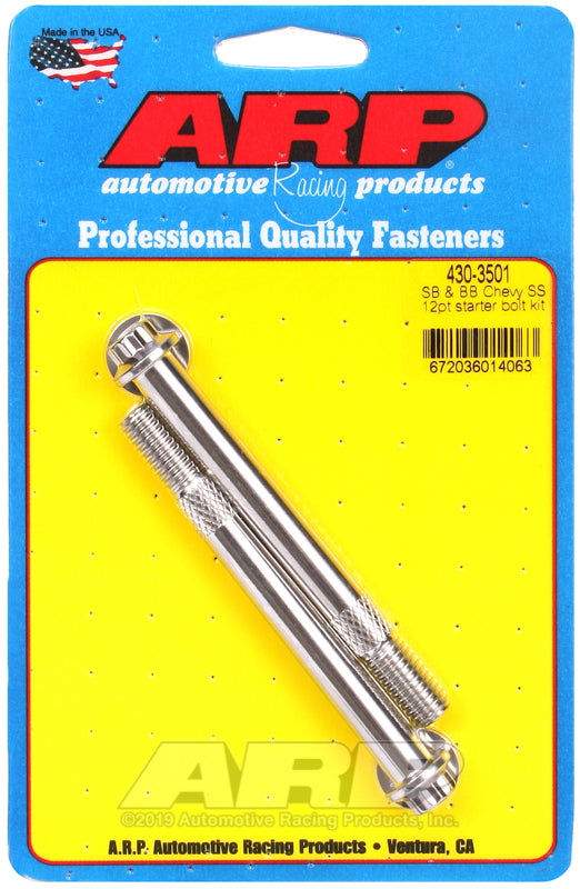 S/S Starter Bolt Kit 12pt.