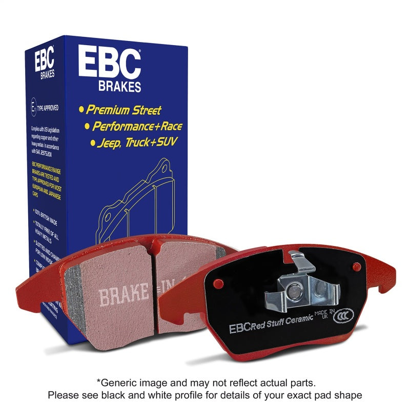 EBC 2017+ Toyota C-HR 2.0L Redstuff Rear Brake Pads