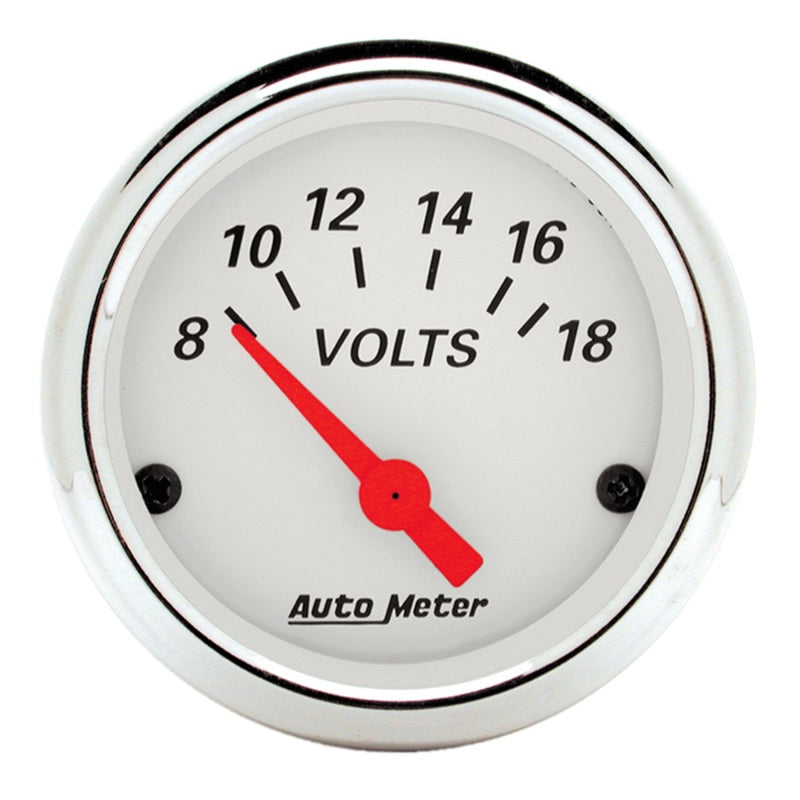Arctic White Voltmeter
