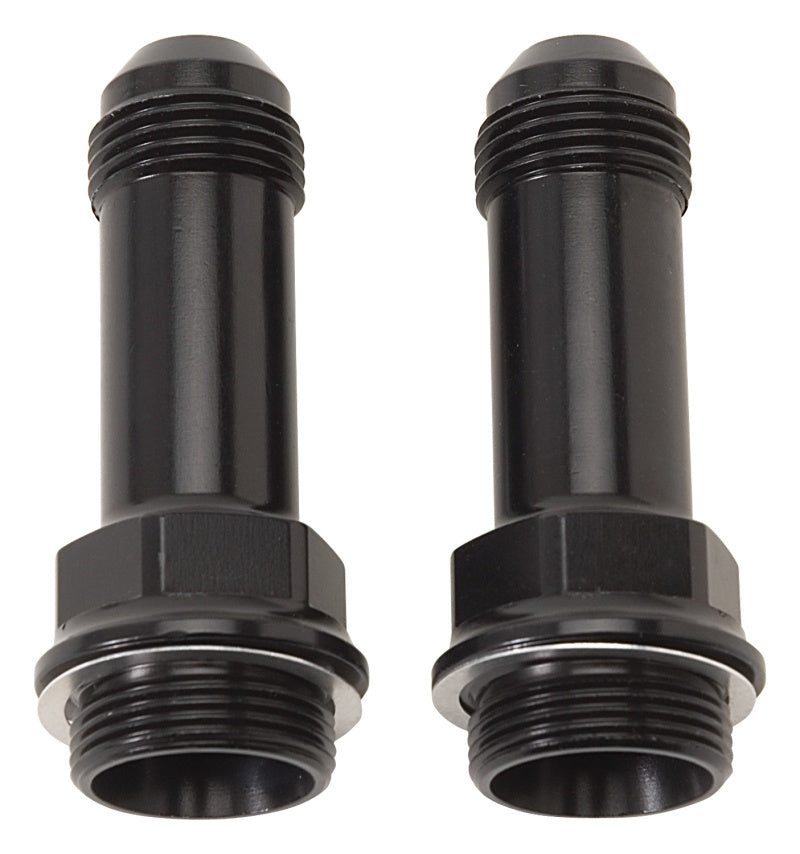 Carb Adapter Fittings 6an x 7/8-20 2pk Black