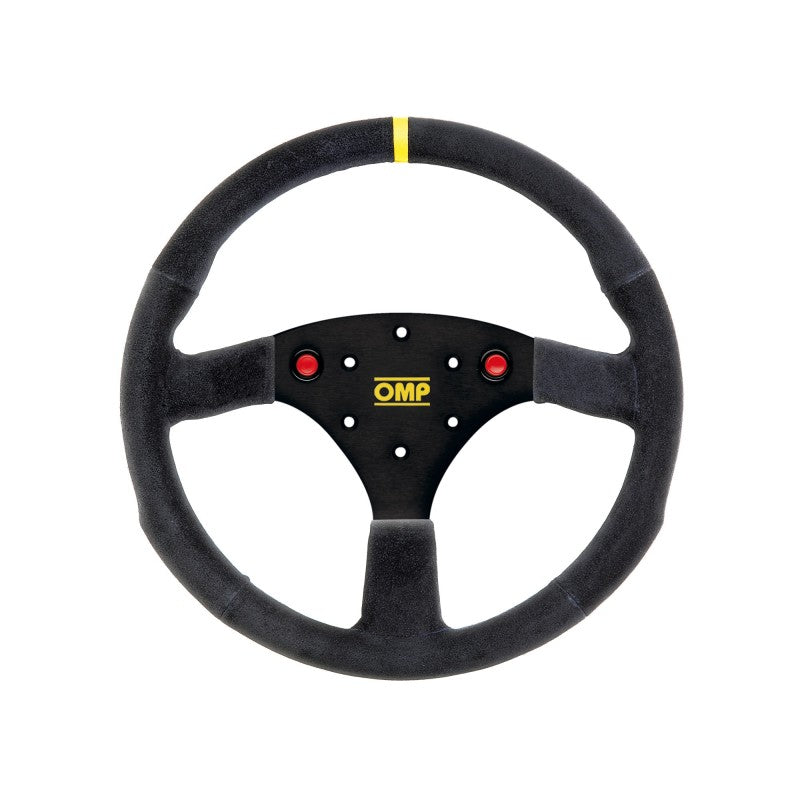 320 SP Steering Wheel Black Grip Silver Center