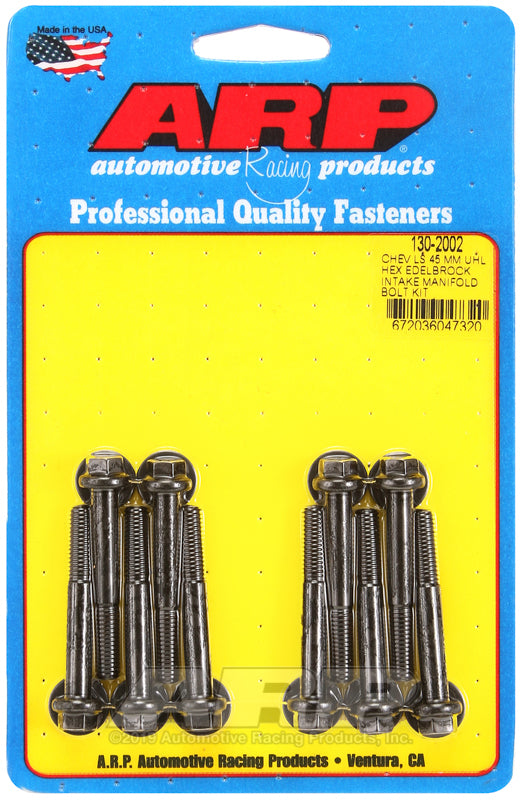 Intake Manifold Bolt Kit GM LS w/Edelbrock Intake