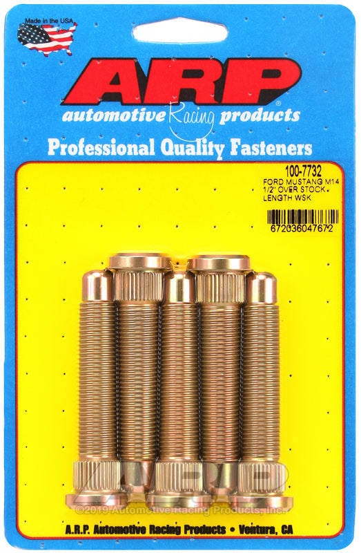 14mm Wheel Stud Kit 5pk 15-Up Mustang
