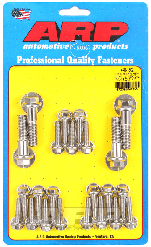Oil Pan 6pt Bolt Kit Mopar 5.7L/6.1L Hemi