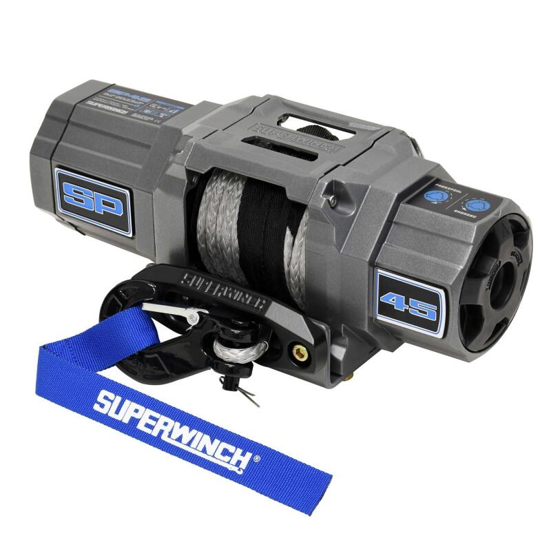 4500lb Winch 40ft Syn thetic Rope Hawse
