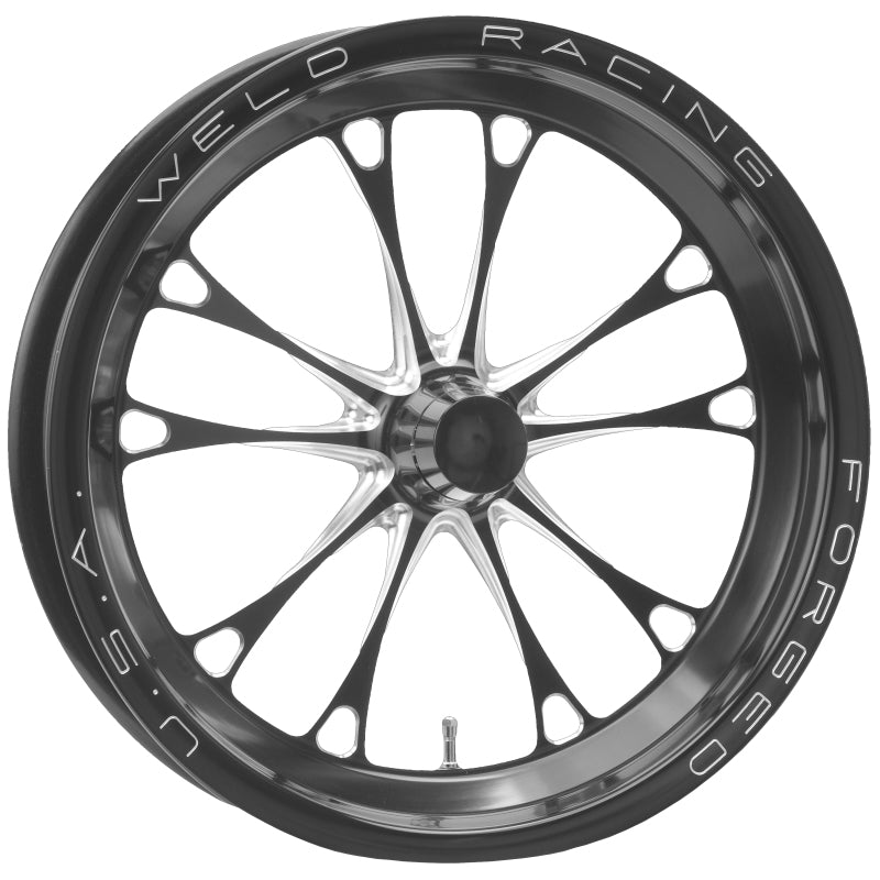 V-Series Frnt Drag Wheel Blk 15x3.5 Anglia Mnt