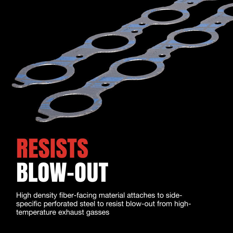 Fel-Pro Chevrolet Small Block 262/265/267/283 Exhaust Manifold Gasket Set - 1.55x1.55in Port
