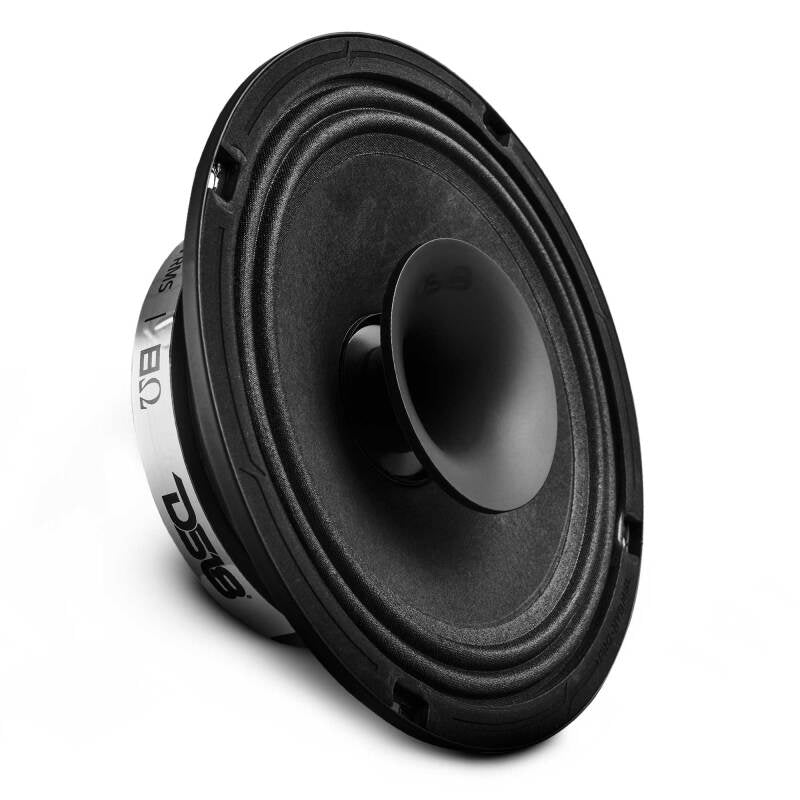 DS18 8in 200 Watts RMS 8 ohm Mid-Range Loudspeaker Shallow Grill Included