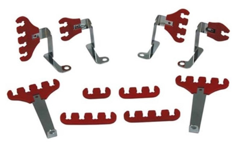 SBF Spark Plug Wire Loom Kit - Red