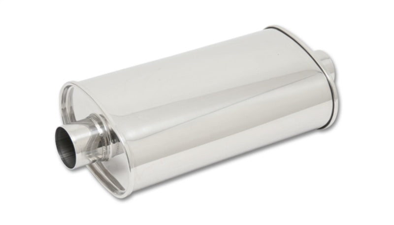 STREETPOWER Oval Muffler 3in inlet/outlet
