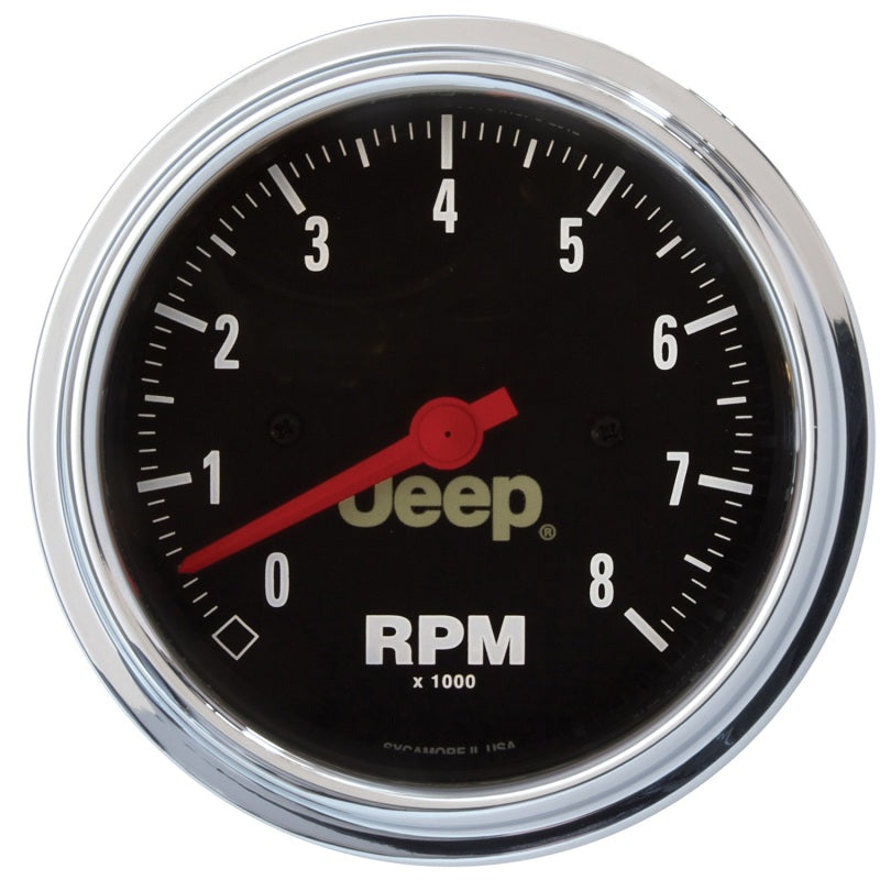 3-3/8 8000 RPM Tach - Jeep Series