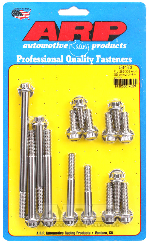 SBF S/S T/C & W/P Bolt Kit 12pt.