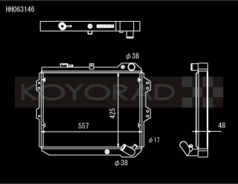 Koyo 83-85  Mazda RX-7 fits 1.1/1.3L MT (Includes GSL-SE Trim)