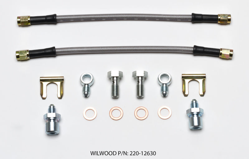 Flexline Kit D154 10in x 3/8-24 IF 10mm Banjo
