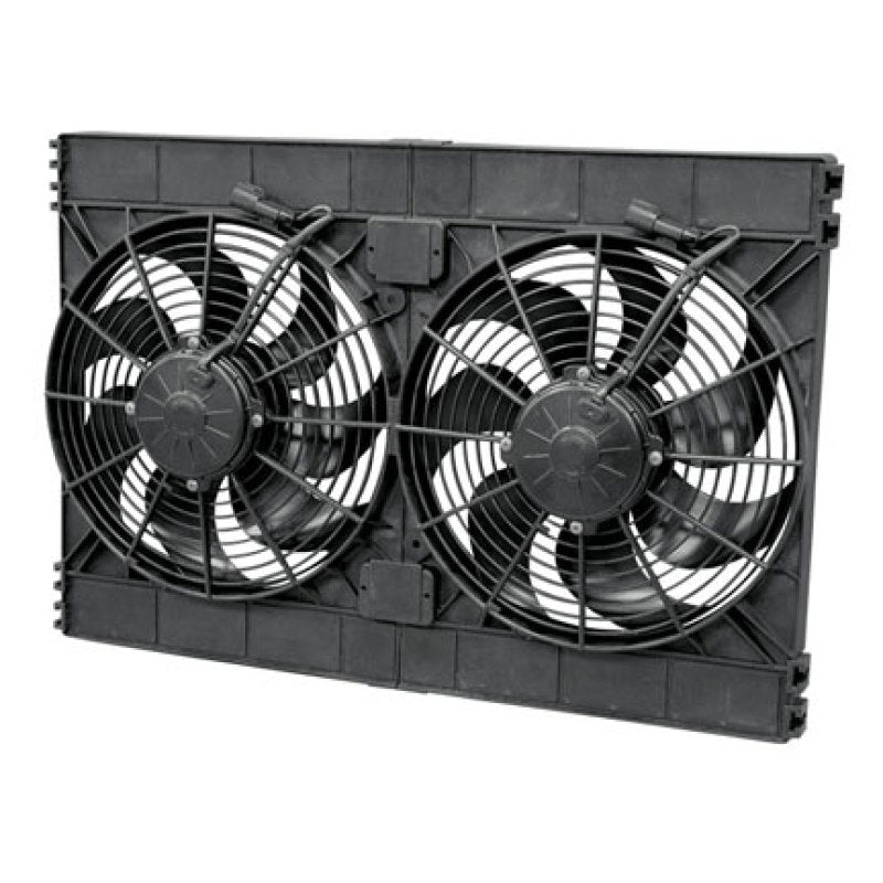 Dual 12in Puller Fan Curved Blade 3168 CFM