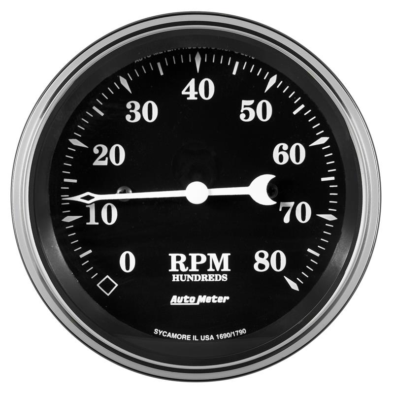 3-3/8 Tachometer 8000 RPM Old Tyme In-Dash