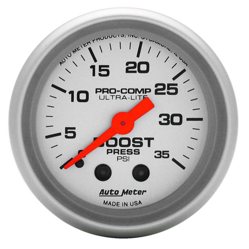 2-1/16in Ultra-Lite 0-35 Boost Gauge