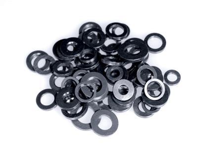 Black Washers - 7/16 ID x 7/8 OD (10)