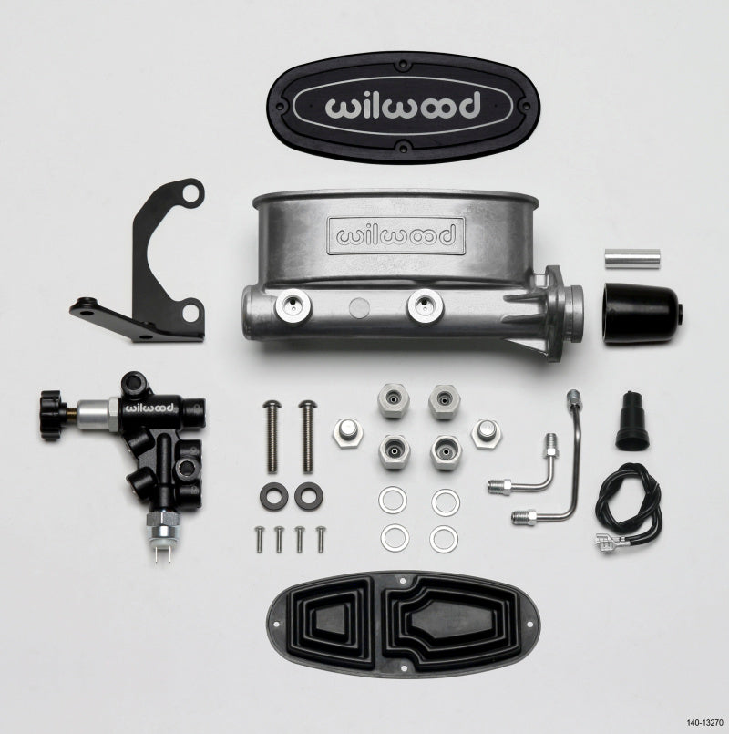 Alum Tandem M/C Kit w/ Brkt & Prop Valve 1.12in