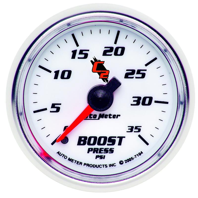 2-1/16in C2/S Boost Gauge 0-35 psi