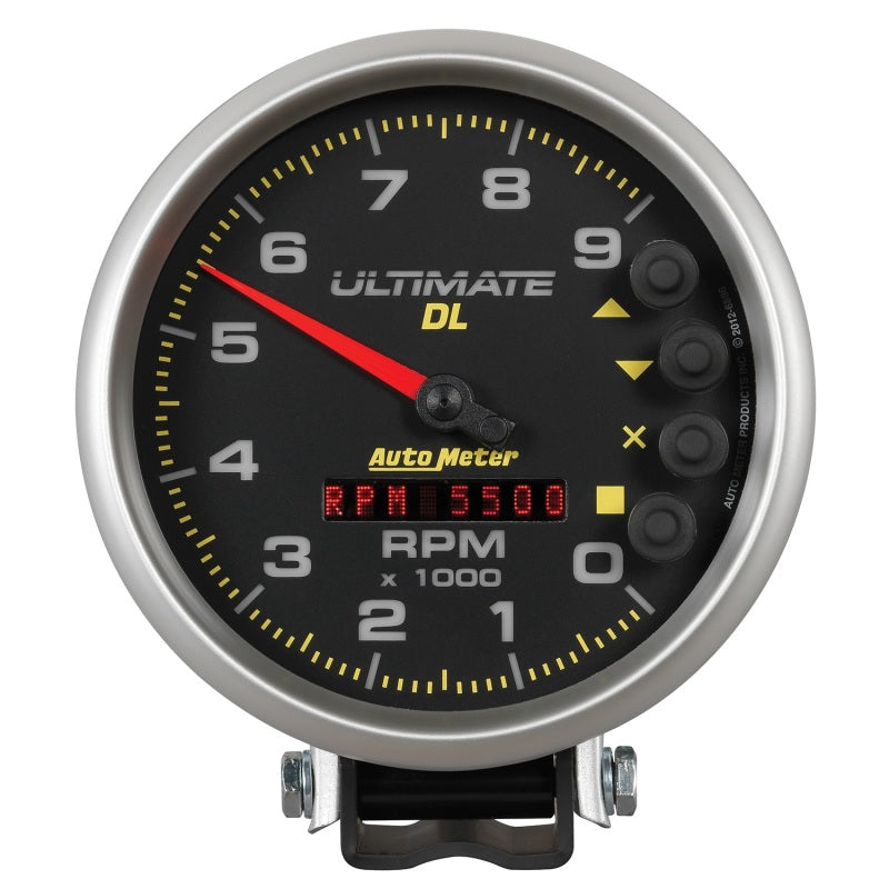 5in Ultimate DL Tach 9000 RPM Black