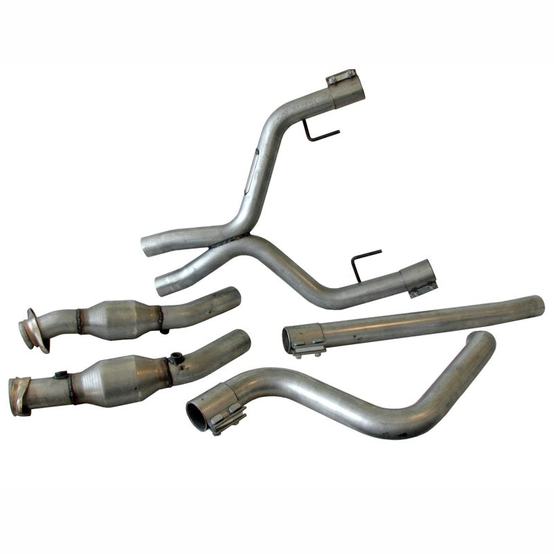 Off-Road X-Pipe w/Conv. - 05-09 Mustang V6