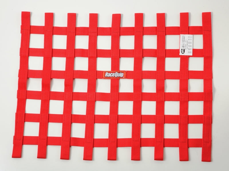 Ribbon Window Net SFI Red