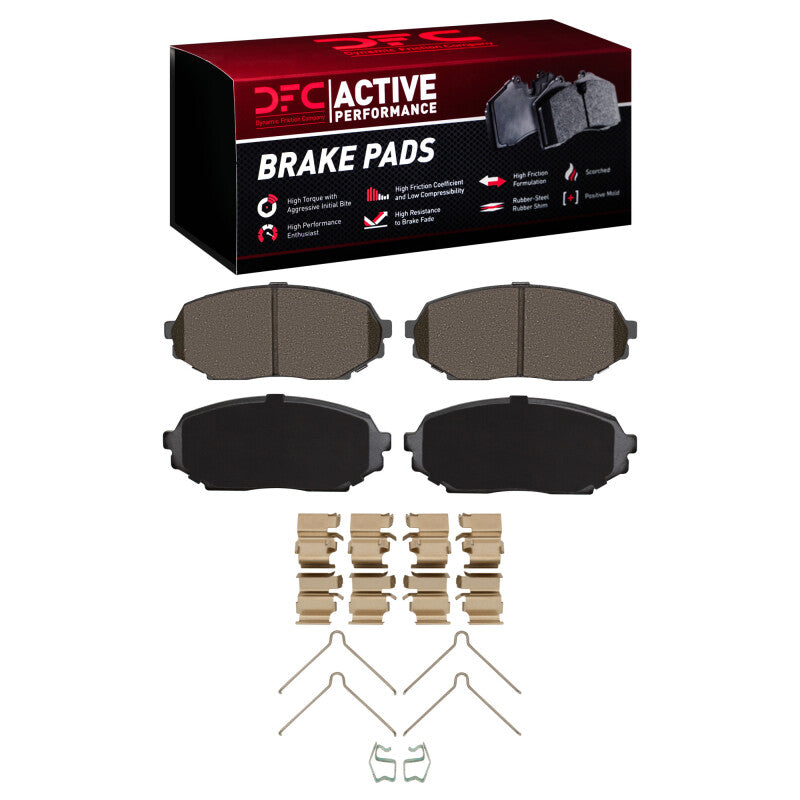 DFC 90-93 Geo Storm Front Active Performance Pads and Hardware Kit