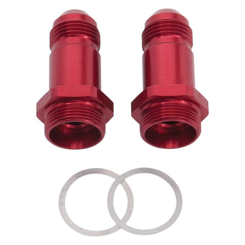 8AN Male Dual Feed Holley Fitting (2 PACK)