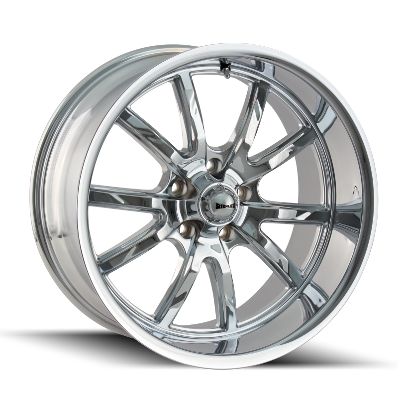 Ridler 650 18x8 / 5x120.65 BP / 0mm Offset / 83.82mm Hub Chrome Wheel