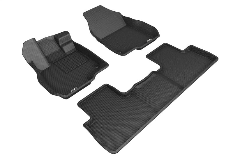 3D MAXpider 2019-2020 Acura RDX Kagu 1st & 2nd Row Floormats - Black