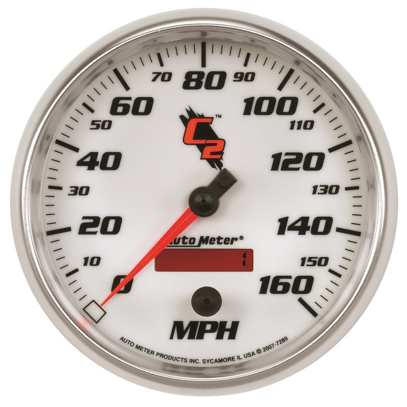 5in C2/S In-Dash Speedo 160 MPH
