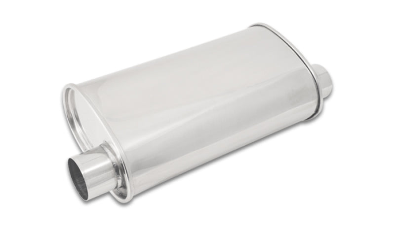 STREETPOWER Oval Muffler 2.5in Inlet/Outlet