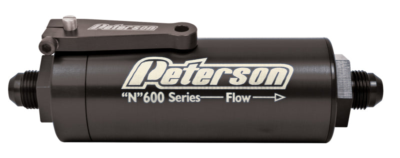 Fuel Filter -8an 100 Micro w/Ball Valve