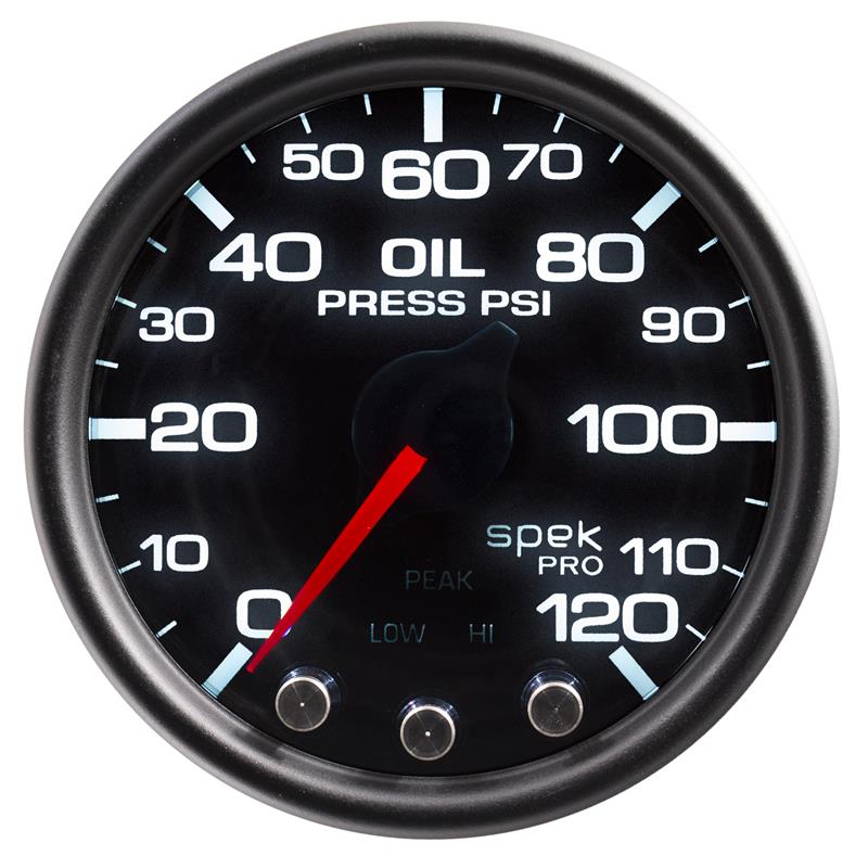 Spek-Pro Oil Pressure Gauge 0-120psi 2-1/16