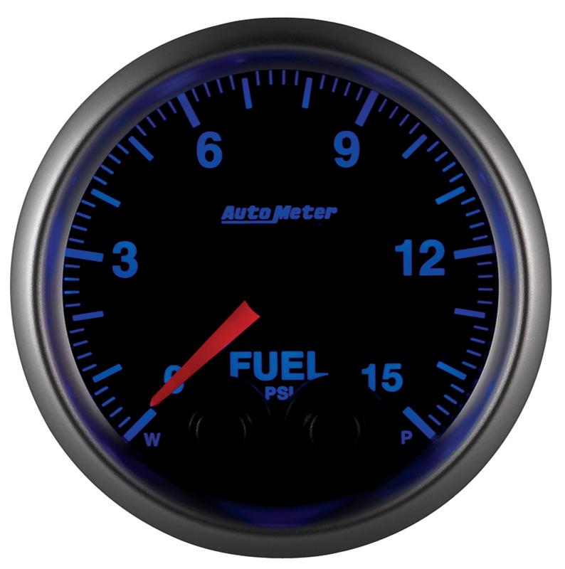 2-1/16 E/S Fuel Press. Gauge - 0-15psi